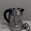 Chefman Stainless Steel Electric Kettle w/ 360 Swivel Base, Auto Shut Off & Boil Dry Protection, BPA-Free Interior and Cool-Touch Handle, 7+ Cup Capacity, 1.7 Liter, 1500W