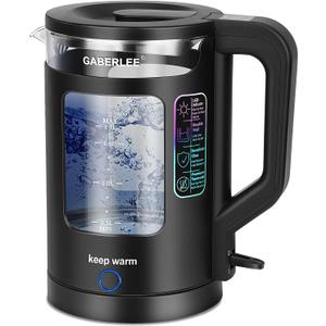 Electric Kettle, 1.8L Glass Tea Kettle with Keep Warm Function