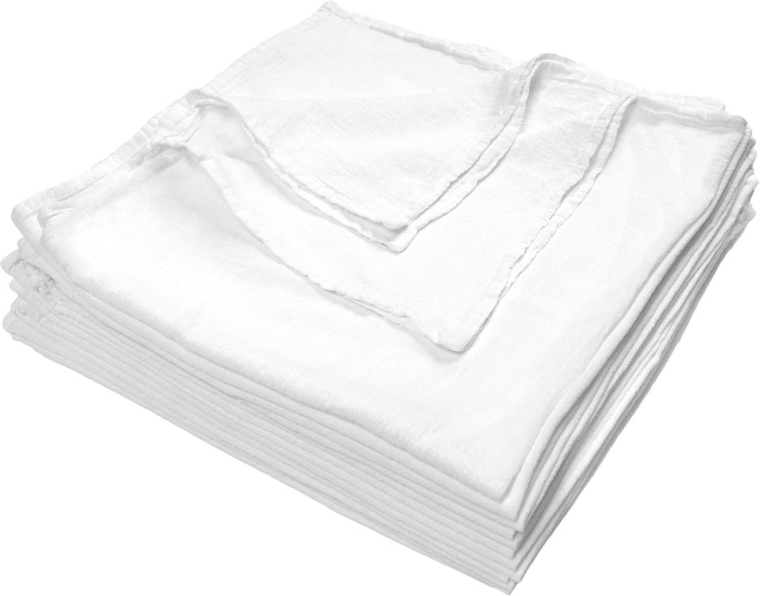 Reusable Commercial Grade Cotton Flour Sack Towels – Ultra-Soft, Lint-Free, for Kitchen, Food
