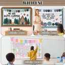 White Wood Bulletin Board Roll Reusable Waterproof Erasable Bulletin Board Fade Resistant Wrinkle Resistant Poster Non-Woven Fabric Bulletin Board Roll for Classroom Decor Wrap Crafts 15.55" x20ft