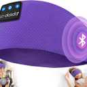 LC-dolida Sleep Headphones Bluetooth 5.4, Headband Headphones Earphones Wireless, Sleep Mask for Sleeping, Sports, Gifts, Workout, Jogging, Yoga, Insomnia, Air Travel, Meditation