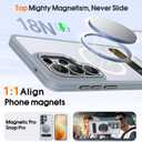 Misscase Case for Samsung Galaxy S26 Ultra with Stand, Compatible with MagSafe, Military Grade Drop Protection, Slim Translucent Matte Scratch & Slip Resistant Bumper Cover (6.9"), Gray
