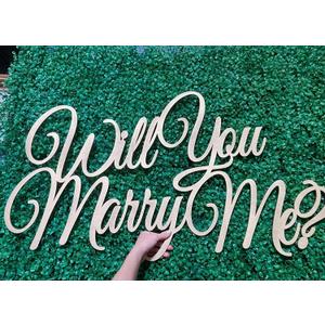 Wooden Will You Marry Me Sign for Backdrop,Wood Engagement Sign for Proposal Decorations,Marriage Proposal Decor,Popped the Question