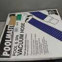 Poolmaster Manual Pool Vacuum Hose, 35 Ft x 1-1/2 for Inground & Above Ground Pools, Not for Automatic Cleaners, Kink-Free, Heavy Duty Pool Cleaner Hose with Swivel Cuff Made in USA