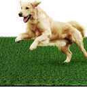 Grass Pad for Dogs 28 x 40 inches, Strong Absorbency Soft Artificial Turt for Pets Potty Training, Easy to Clean Fake Grass for Dog Indoor Outdoor Use (1 Pack) (Green)
