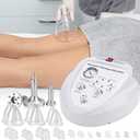 Vacuum Therapy Cupping Machine with 30 Cups and 3 Metal Gua Sha Handles for Salon SPA, Body, Back, Face Massage Care