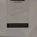 Heimlove 12 Inch Deep Floating Shelves, 55 x 12 inch Extra Long Floating Shelves for Wall Set of 2, Storage Shelf for Living Room Bedroom Kitchen Home, White