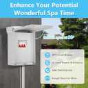 Magula 60 Amp Spa Panel with 3-Pole 60 Amp GFCI Breaker Included UL Listed Extra Spaces for Branch Circuits Outdoor Rated Weatherproof Box for Spa with Knockouts