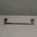 BESy Adjustable 15 to 26 Inch Single Bath Towel Bar Rack for Bathroom Accessories SUS304 Stainless Steel Towel Holder, Wall Mount with Screws Hand Towel Bar Rod Hotel Style, Polished Chrome