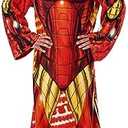 Northwest Iron Man Full Body Player Comfy Throw Blanket with Sleeves, 48" x 71", Being Iron Man