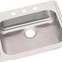 Elkay GE125213 Dayton Single Bowl Drop-in Stainless Steel Sink