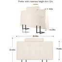 Twin Headboard with Headrest, Memory Foam Upholstered Headboard