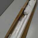 Tension Curtain Rod 41-185 In (4-15ft), Extra Long Tension Rod No Drilling For Patio Windows, White Shower Curtain Rod For Room Divider,One-Click Telescopic Rod, Outdoor Curtain Rods Never Rust