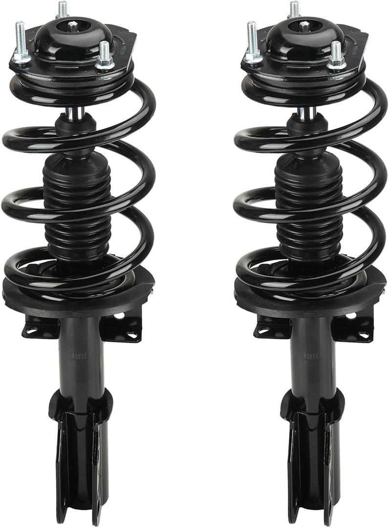Front Strut Shock Assembly w/Coil Spring for Buick Enclave 2008-2012, Chevy Traverse 2009-2012, GMC Acadia 2007-2012, Saturn Outlook 2007-2010, Replace 172518, Left & Right, 2PCS