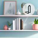 Chunful 6 Pcs Black Modern Metal Book Ends for Shelves Decorative Small Bookends Book Shelf Organizer Minimalist Design Stopper to Hold Books for Home Office (5.5 * 3.75 * 2.25inch)
