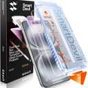 SMARTDEVIL 2 Pack for iPhone 16 Screen Protector, Anti-Blue Light, Eye Protection & Reduce Eye Strain, 9H Tempered Glass with Auto Dust-Elimination, Bubble Free, Easy Install,Bubble-Free,Case Friendly