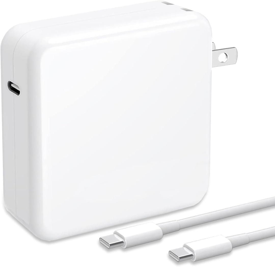 JEIBAO Mac Book Pro/Air Charger - 100W USB C Fast Charger Compatible with MacBook Pro/Air, M1 M2 M3 M4 M5, ipad Pro and All USB-C Laptops and Phones, 6.6ft Charger Cable