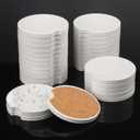 GNIEMCKIN 50 PCS 2.56 in Sublimation Auto Coasters, DIY Personalization Option, Keep Car from Cold Drink Spills