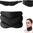 Neck Support for Snoring,Necksupport - Never Snore Again, Adjustable Soft Foam Neck Brace Ergonomic Design Breathable Comfort for Home/Travel/Office Use for Men & Women