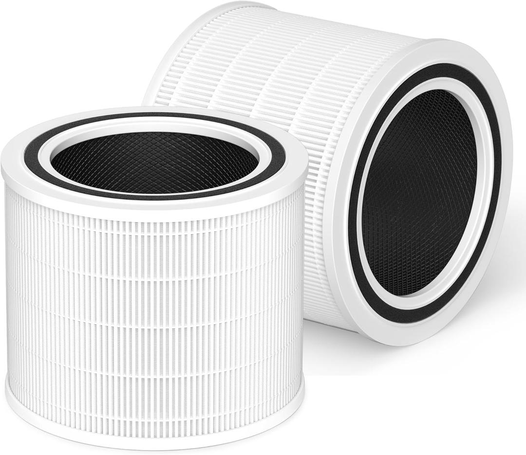 Core 200S Replacement Filter Compatible with LEVOIT Core 200S and Core 200S-P Smart WiFi Air Purifier, 3-in-1 Grade Main Filter, Core 200S-RF, White, 2 Pack