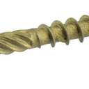 Power Pro Premium Exterior Wood Screws, #9 x 3 Inch All-Purpose Deck Screws for Outdoor Projects, T-25 Star Bit Included, Bronze, 50 Pieces | 42482