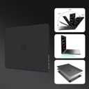 EooCoo Case Compatible with MacBook Pro 14 inch M5 2026-2021 M4 M3 M2 M1 Pro/Max Chip, Matte Grip, Bump-Resistant, Hard Shell Cases with Keyboard Cover, Screen Protector - Space Black