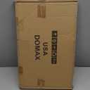 Domax Wooden Bamboo Bath Shower Mat- Non-Slip Waterproof Large Bathroom Floor Mat for Indoor Outdoor (Walnut, 21.26 x 14.17 x 1.3 Inches)