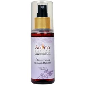 Aroma Galaxy Lavender & Chamomile Room Spray – Linen Mist & Fabric Freshener, Water-Based Air Freshener for Home & Office, 3.38 fl o