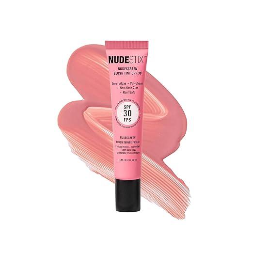 Nudestix Nudescreen Blush Tint SPF 30 – Multi-Use Liquid Blush for Cheeks, Eyes & Lips with Mineral Sunscreen | Broad-Spectrum UVA/UVB & Blue Light Protection
