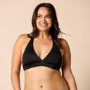 Amazon Essentials Women's Light-Support Tie Halter Bikini Swimsuit Top (Available in Plus Size)