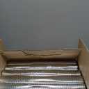 Garage Door Insulation Kit - 16P Double Bubble Window Heat Panels, 6MM 20.5"x54" Reflective Aluminum Foil Summer/Winter Barrier Sheets With Adhesive 120 Tapes for Garage Attic Wall