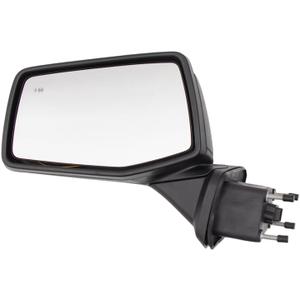 For Chevrolet Chevy Silverado 1500 2019-2024 Door Mirror with Textured/Primer/Chromed Three Covers Power Heated Manual Folding with Blind Spot Glass 6 Pins Left Driver Side