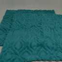 decorUhome Fall Throw Pillow Covers 26x26 Inch Set of 2, Soft Plush Decorative Faux Fur Turquoise Solid Couch Pillow Covers, Accent Farmhouse Neutral Square Euro Pillow Cases for Sofa Bed Living Room