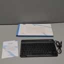 OMOTON Bluetooth Keyboard, Wireless Rechargeable Keyboard for iPad, iPad Pro, iPad mini, iPad Air with Illuminated LED (Black)