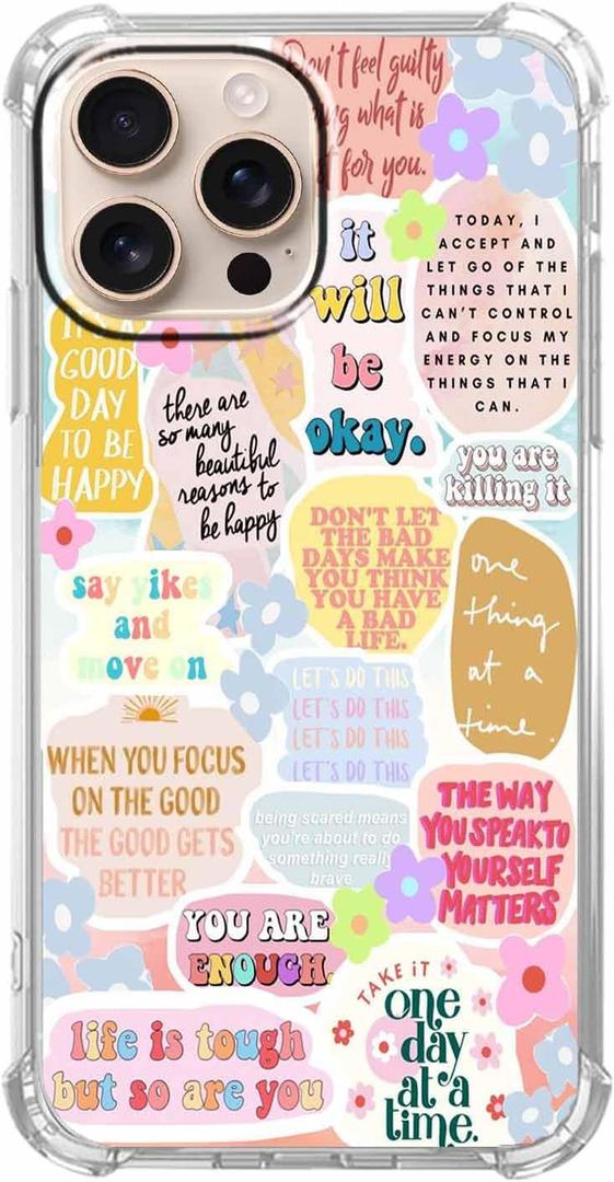 Case for iPhone 16 Pro Max with Christian Design,Jesus Bible Verse Christian Quotes Collage,Soft TPU Bumper Case for iPhone 16 Pro Max,#2