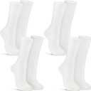 4 Pairs Silk Liner Socks Ultra-lightweight Hiking Liners Calf Sweat Absorption Socks for Adult Medium