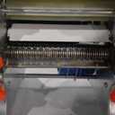 Newhai Commercial Electric Pasta Maker, Automatic Noodle Machine, 2-in-1 Heavy Duty Dough Roller Pressing Machine, with 2mm/6mm Blade, 550W Stainless Steel (with a 2mm/6mm dual use blade)