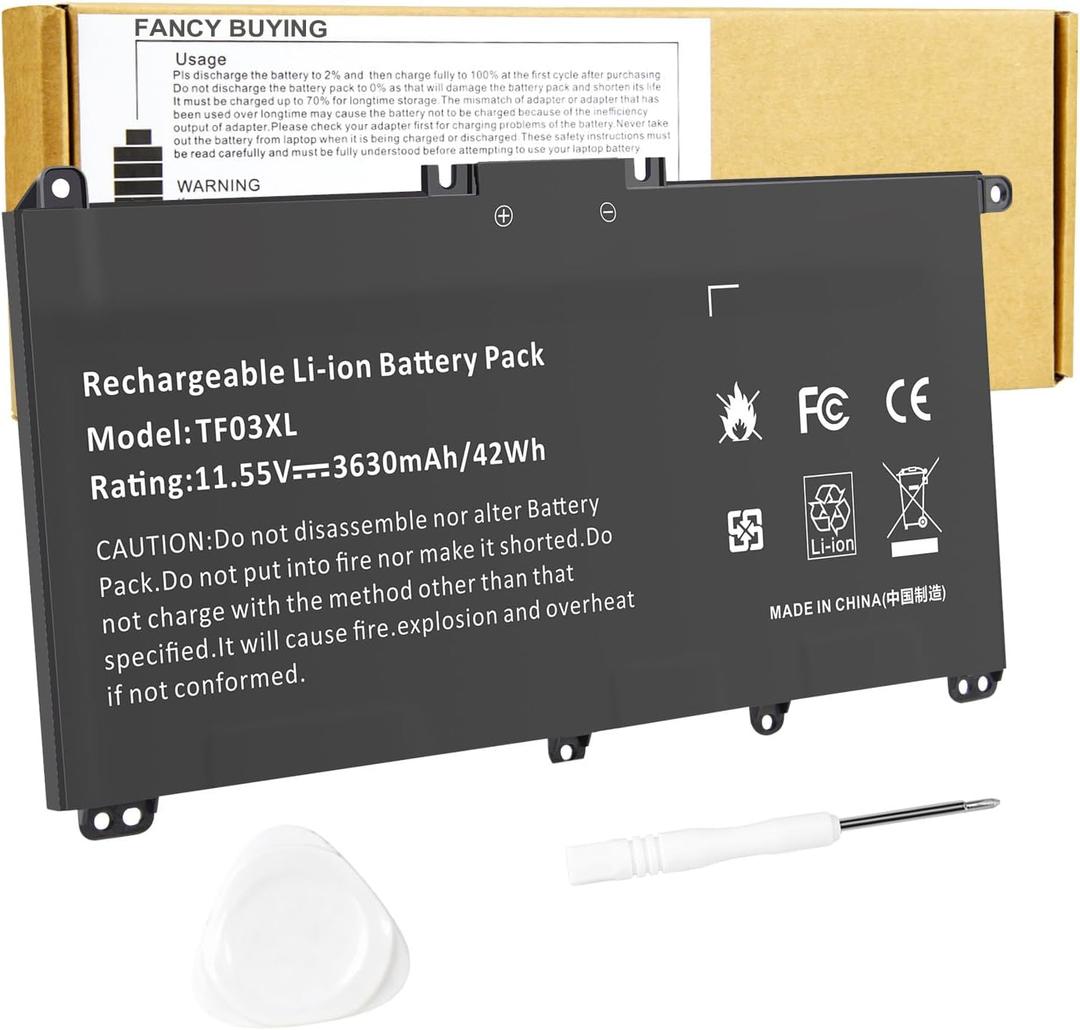 TF03XL 920070-855 920046-421 Battery for HP Pavilion 15-CC 15-CD 15-CK 17-AR 14-BF 14-BF040WM 14-BK000 421 541 855 15-CC1XX 15-CD0XX 15-CC561ST 15-CC184CL 15-CD075NR 14-CD0056TX HSTNN-UB7J