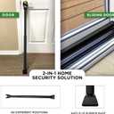 Sliding Door Security Bar, Door Jammer 2-in-1 Adjustable, Door Stoppers Security 40 Different Adjustments, by Guard Dog Security