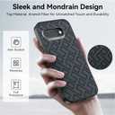 RAPTIC 2025 Aramid Case for Google Pixel 9a, Compatible with Magnetic, Non-Slip & Slim 600D Aramid Fiber, Military Grade Drop Protection, Anti-Scratch Shockproof Protective Case, 6.3 inch