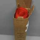 SHACOS Round Placemats Set of 4 Non Slip Washable Place Mats 15 inch Cotton Polyester Braided Placemat for Christmas Home Wedding Party Dining Table Decor (Red, 4)