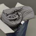 Elegear Revolutionary Cooling Comforter Queen Absorb Body Heat to Keep Cool, Cooling Blanket for Hot Sleepers Japanese Arc-Chill 3.0 Cool Tech Fabric Summer Comforter Hypo-Allergenic Cool Quilt - Gray