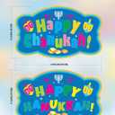2 x Izzy 'n' Dizzy Hanukkah Cutouts, Happy Hanukkah and Happy Chanukah Holiday Party Decoration (34 Piece)