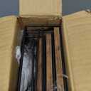 Floating Shelves Set of 3, Home Wood Wall Shelf, Farmhouse Shelf for Bedroom, Wall Mounted Floating Shelf for Living Room, Bedroom, Bathroom, Kitchen, Office (Black)