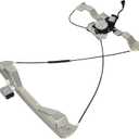 FINDAUTO 741-385 Power Window Regulator for 2005-2010 for Chevrolet Cobalt | For 2006 for Pontiac G4 | Front Right Power Window Regulator With 2 Pins Motor Assembly | 741-385