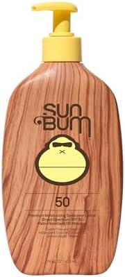 Sun Bum Original SPF 50 Sunscreen Body Lotion - Broad Spectrum Moisturizing Sunscreen with Vitamin E - Hawaii 104 Act Compliant (Made Without Octinoxate & Oxybenzone) - 16 oz