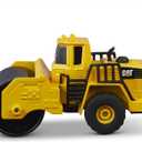 CAT Construction Toys CAT Construction Die Cast Metal 3 Pack Vehicles - Steam Roller/Excavator/Wheel Loader for Ages 3+