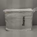 Bwarm Premium Multi-Zone Electric Heated Mattress Pad King Size, 78" x 80", Dual Controllers, 9 Heat Settings, 1-12 Hours Auto Off, Individual Body and Feet Settings, Machine Washable