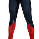 Halloween Bodysuit Jumpsuit Costume Cosplay Onesie Suit Zentai Outfit with Mask For Mens, Size Adults-L(Height:65"-67")