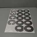 Juvale Bulletin Board Alphabet Letters and Numbers (144 Count )